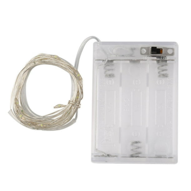 5m 50 LED Silver Wire Christmas Body Party String Light Light Lámpara 12V 5m 50 LED Silver Wire Christmas Body Party String Light Light Lámpara 12V